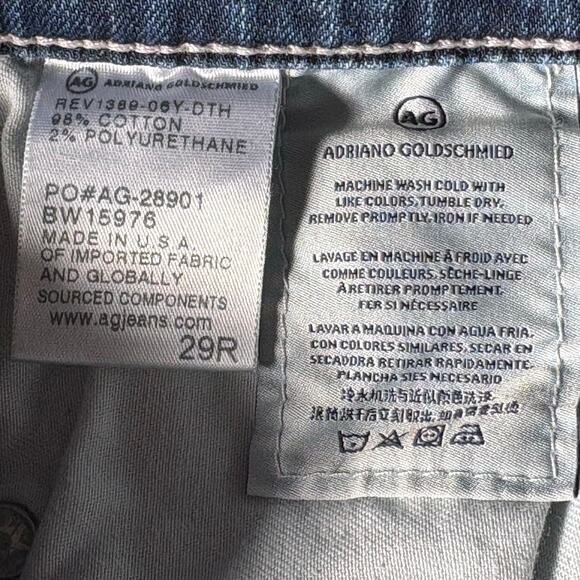 Ag Adriano Goldschmied The Legging Ankle Super Skinny Ankle Jeans Size 29R - Picture 10 of 10